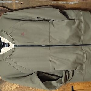 NEW Burton Olive softshell zipper Jacket
